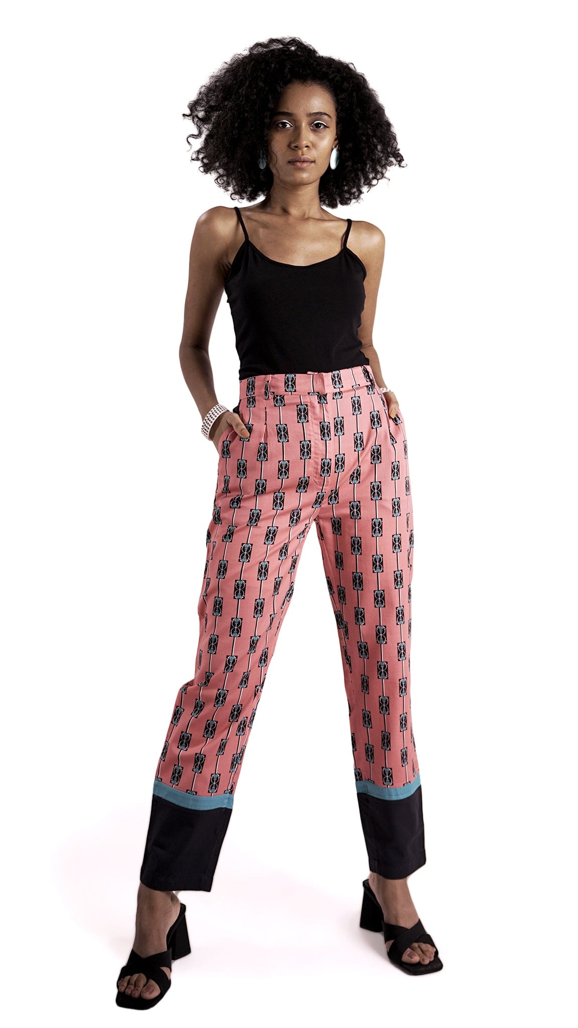 Nadagam Pants Ankle Length Comfort Fit Sustainable, Ethically