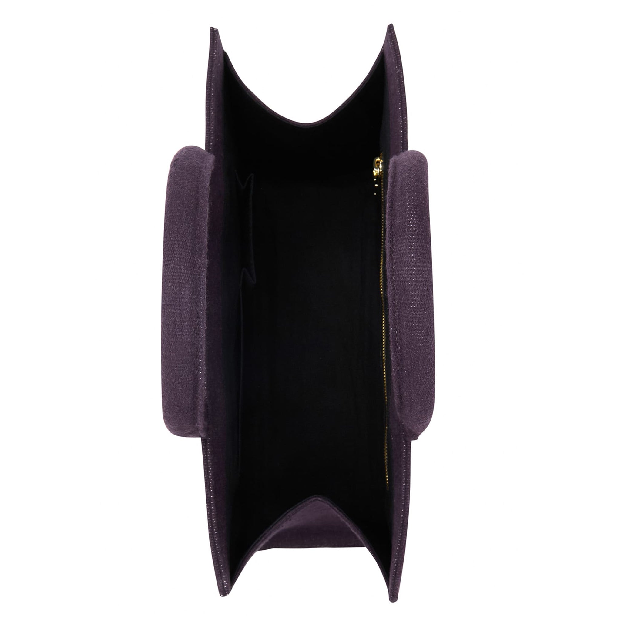 Ethical heritage tote bag featuring Bavani handwoven Jamakkalam textile-purple dt