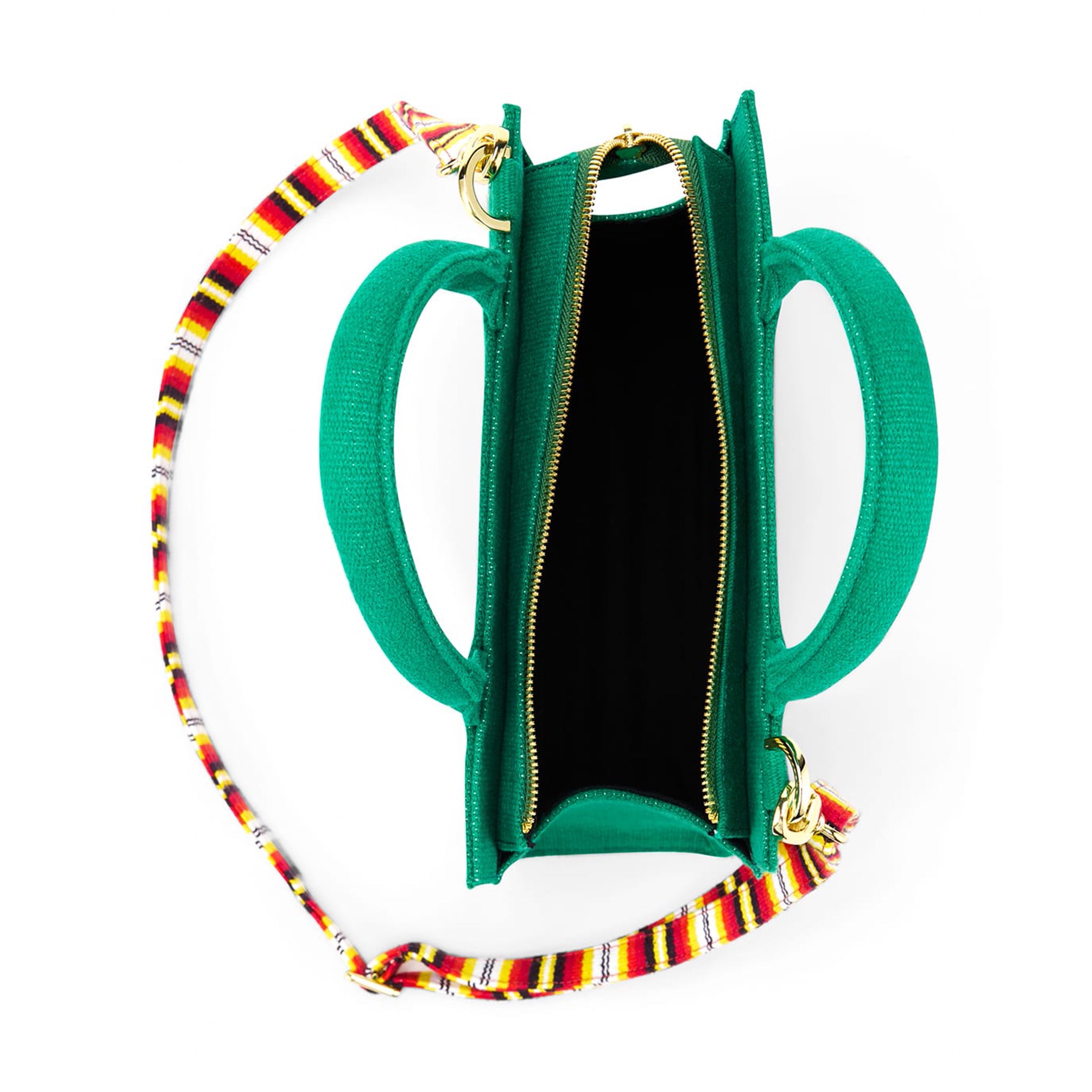 Sustainable mini tote bag by Vino Supraja made from GI-tagged Bavani handwoven textile-GR DT