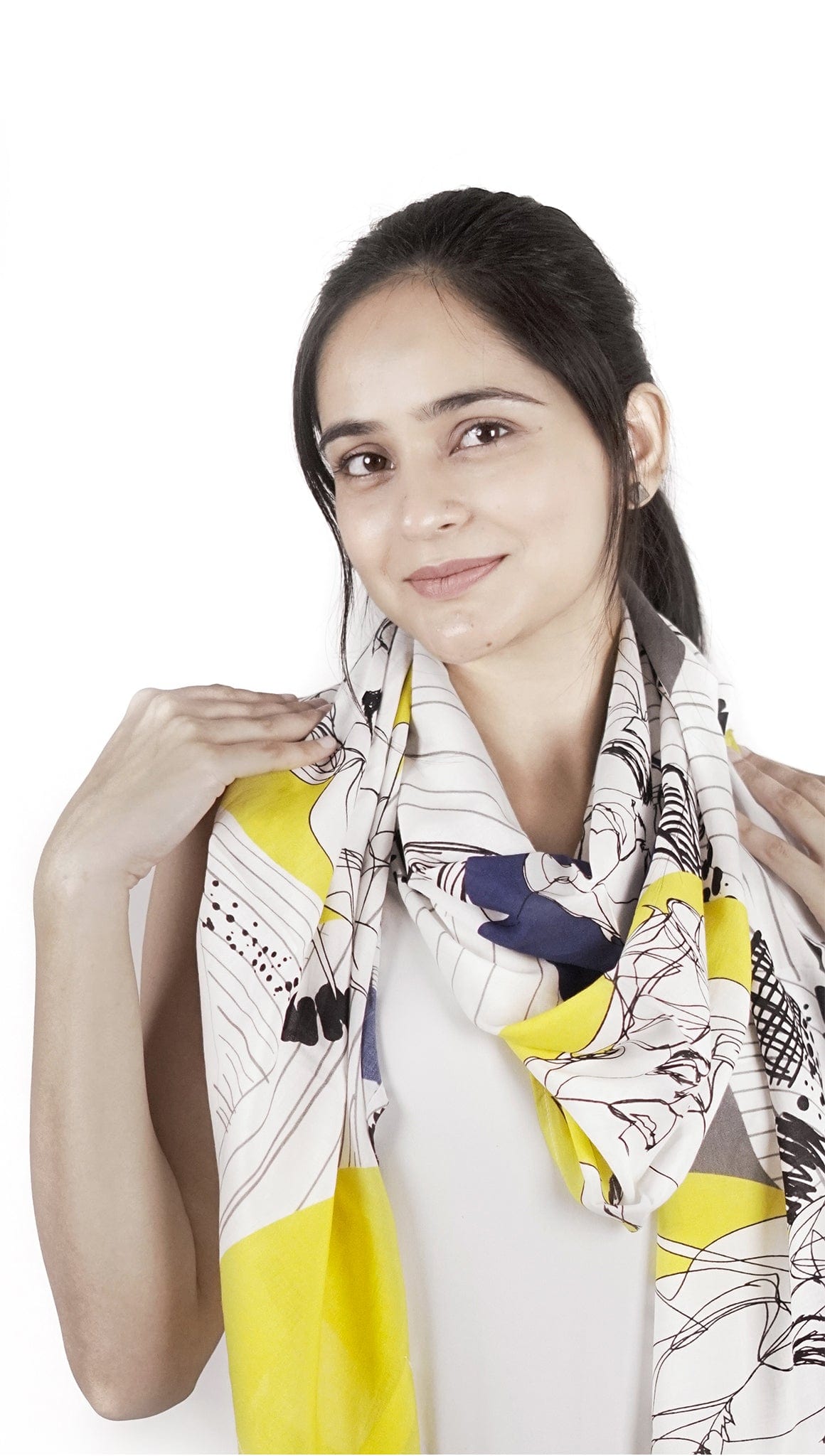 vinosupraja Sustainable ethical fashion UAE Dubai scarf The Liberation Scarf