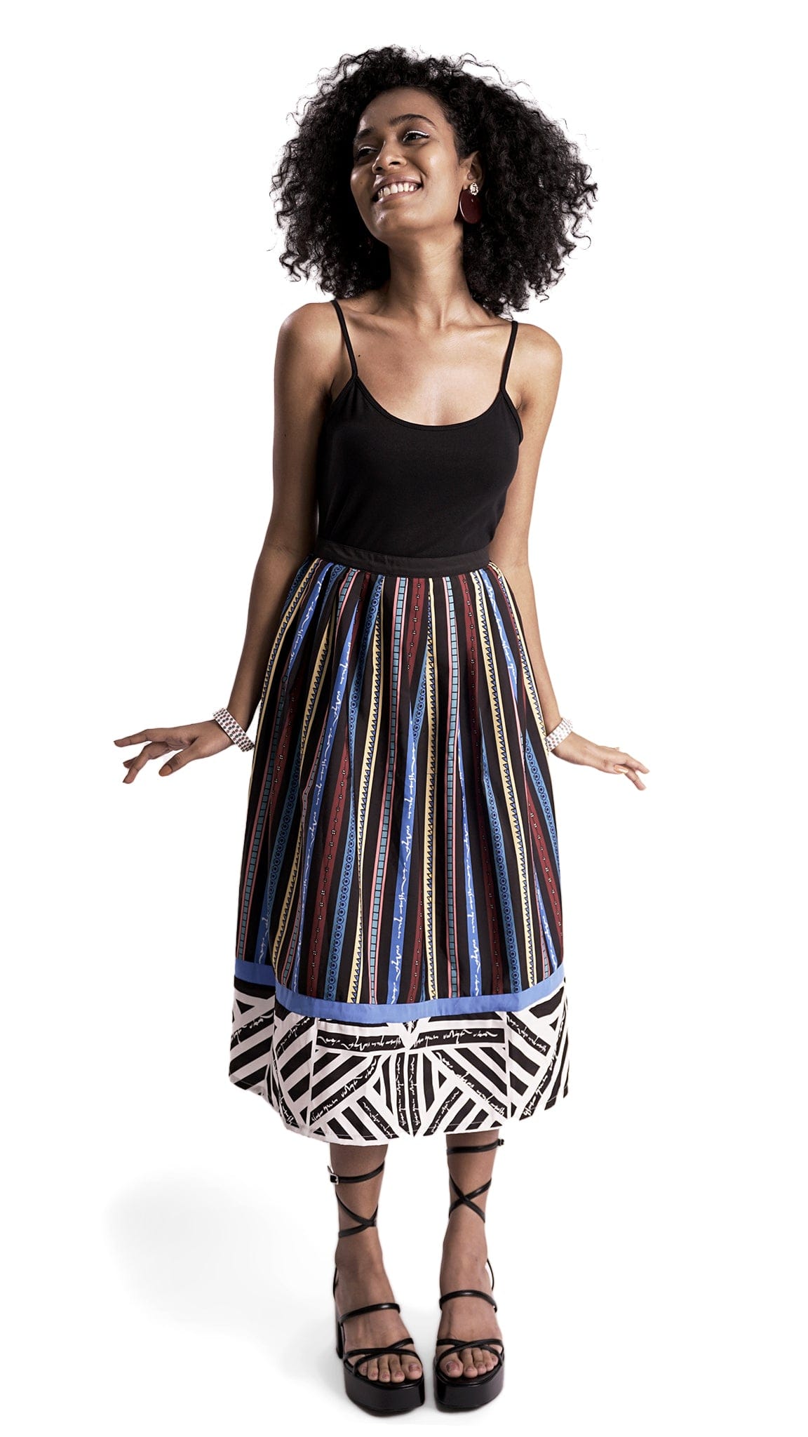vinosupraja Sustainable ethical fashion UAE Dubai VIZHA SKIRT