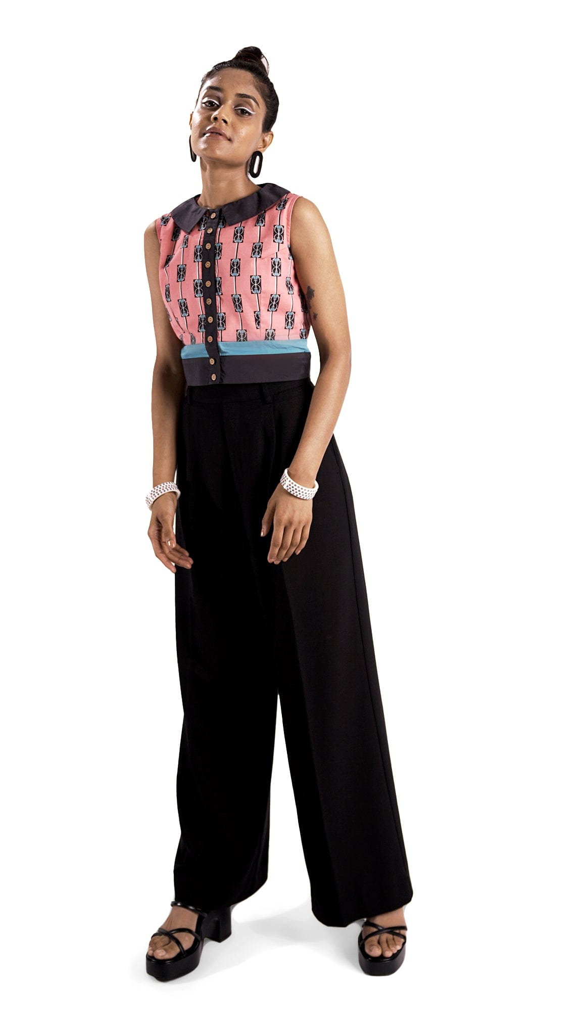 vinosupraja Sustainable ethical fashion UAE Dubai NADAGAM CROP TOP