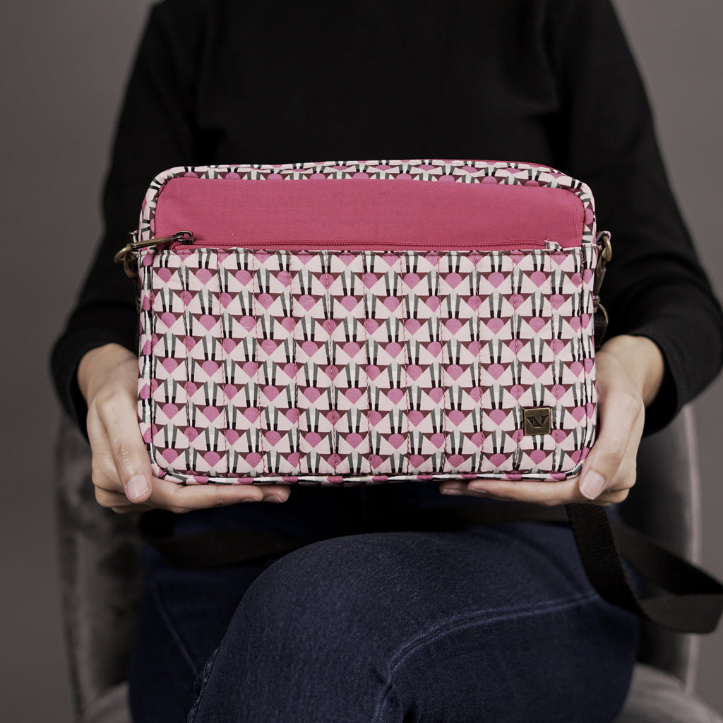 The Signature Art Deco Pink Bag