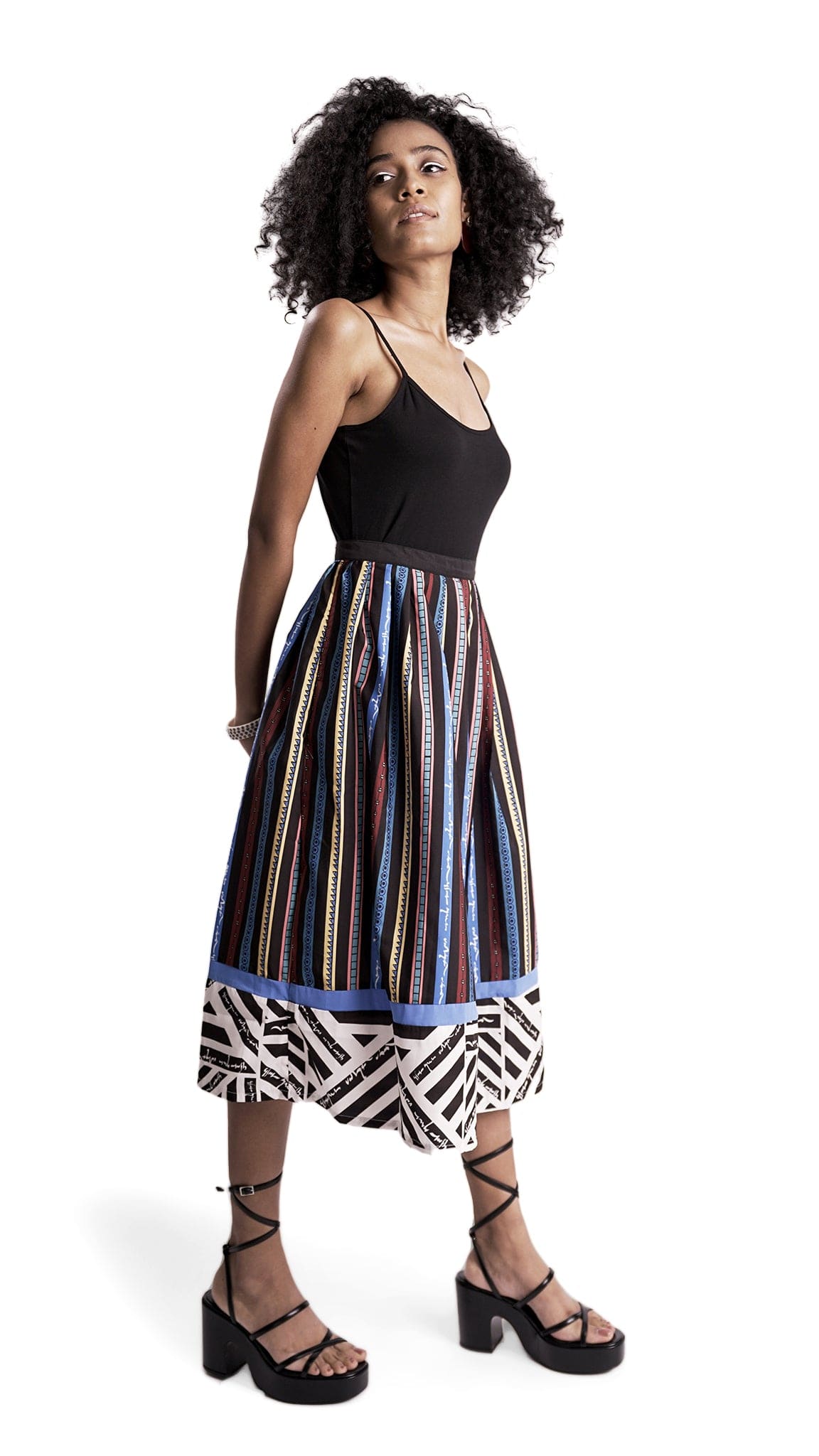 vinosupraja Sustainable ethical fashion UAE Dubai VIZHA SKIRT