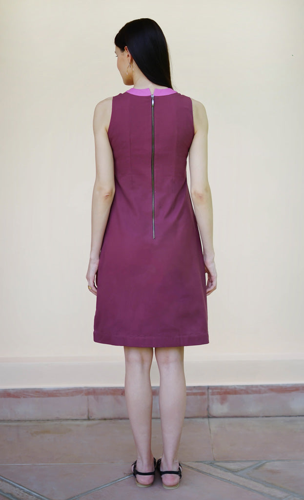 sustainable fashion art inspired organic cotton short dress